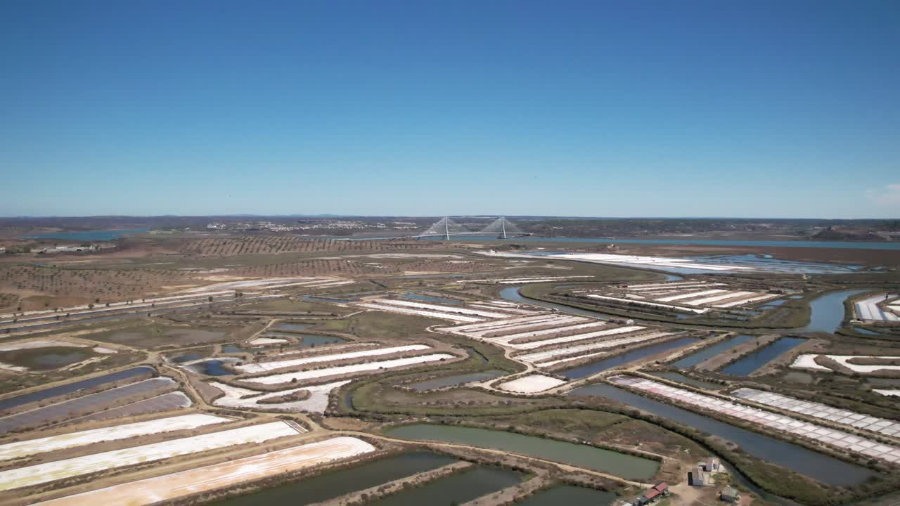 Aerial view of Salt Salines
