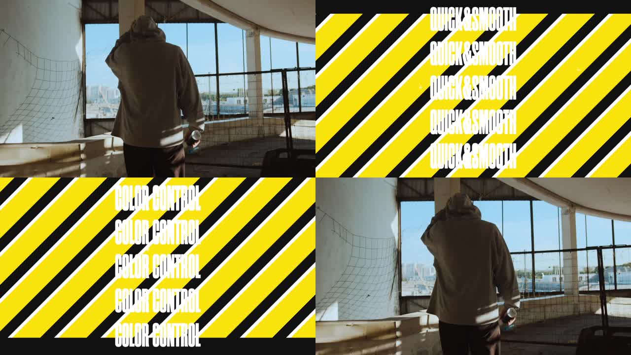 Colorful Intro, 13 Text, 8 Media, 1 Logo, Color Controller