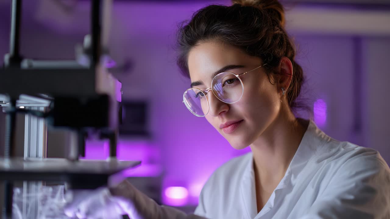 Científico que trabaja en un laboratorio