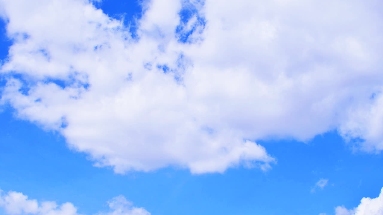 Nuvole nel cielo. Time lapse