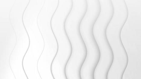 animación de formas blancas que se mueven sobre un fondo blanco