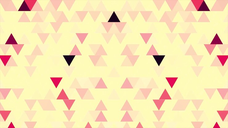 Abstract Geometric Pattern of Triangles