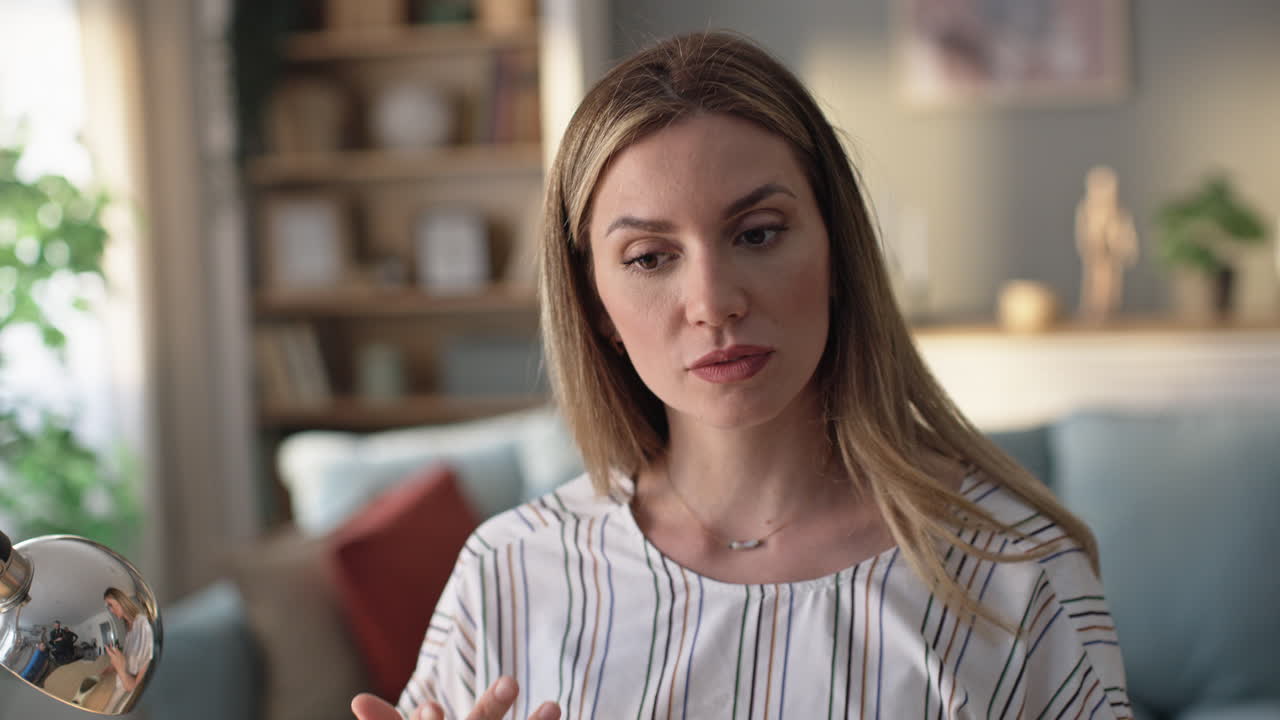 Portrait of a woman indoors