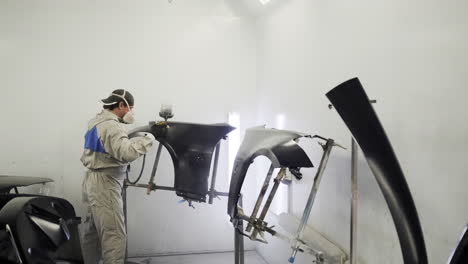 proceso de reparación y pintura de carrocerías