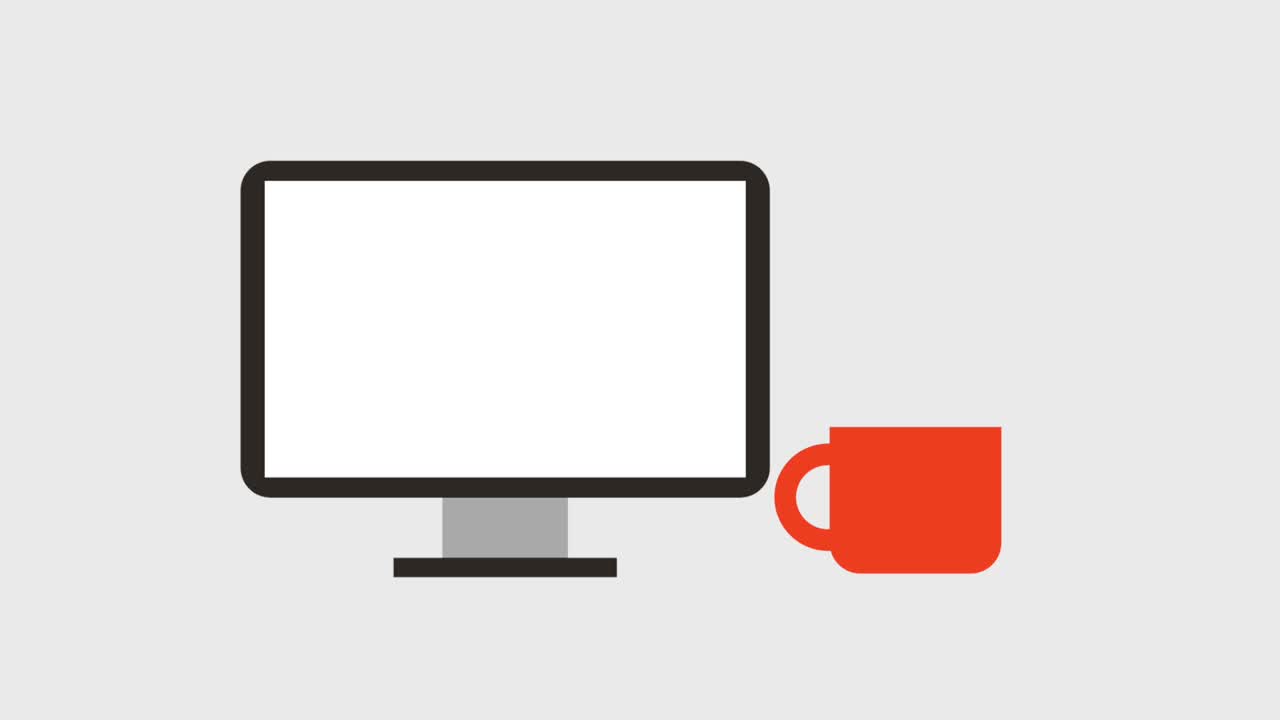 iconos de tazas de café calientes