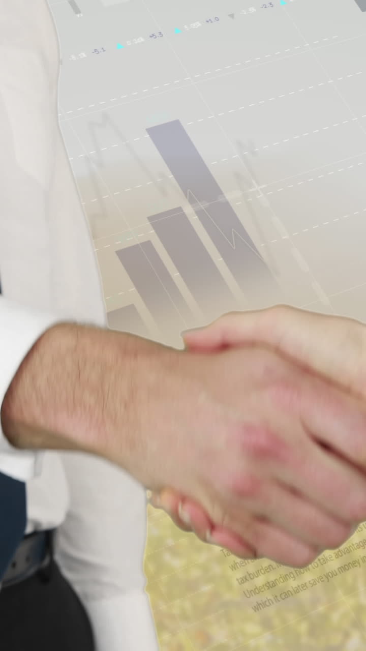 apretón de manos entre dos hombres de negocios 4k