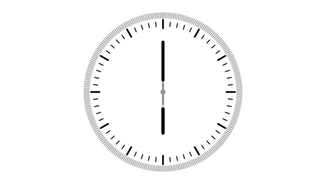 modern clock motion graphic animation with alpha channel