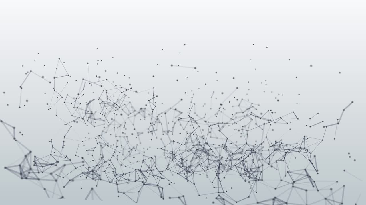 Abstract digital data network connection technology plexus business cyber world scifi grid