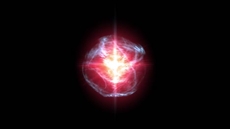 efecto de bola de energía de fuego.
