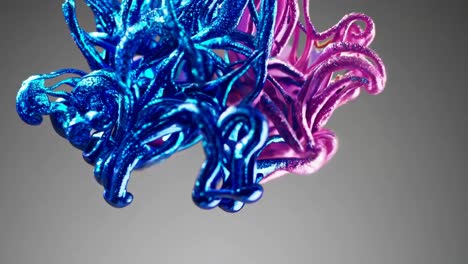 abstract liquid paint explosion