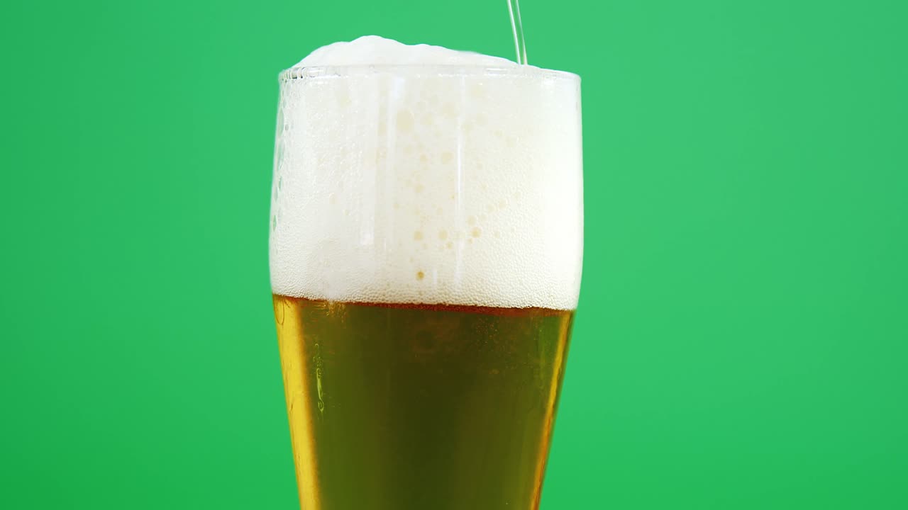 testa di una pinta di birra per st. patrick