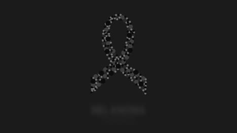 animación de cinta para concienciar sobre el cáncer de melanoma