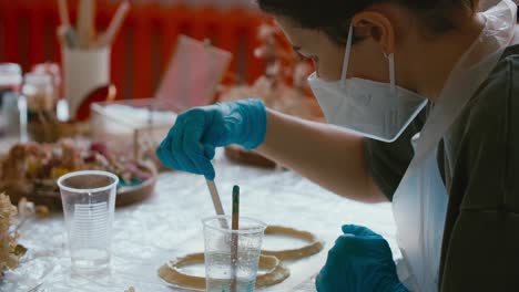 resin art workshop: creating floral resin crafts
