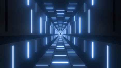 futuristic neon tunnel