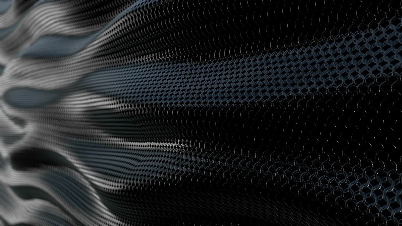 armatura a catena metallica scura anello di sfondo morbido