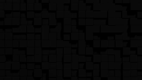 fondo digital geométrico abstracto con cubos de movimiento aleatorio. concepto minimalista moderno para transmisión o sceersaver. animación en bucle 3d.