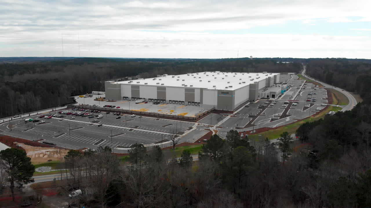 Amazon distribution center drone Garner North Carolina