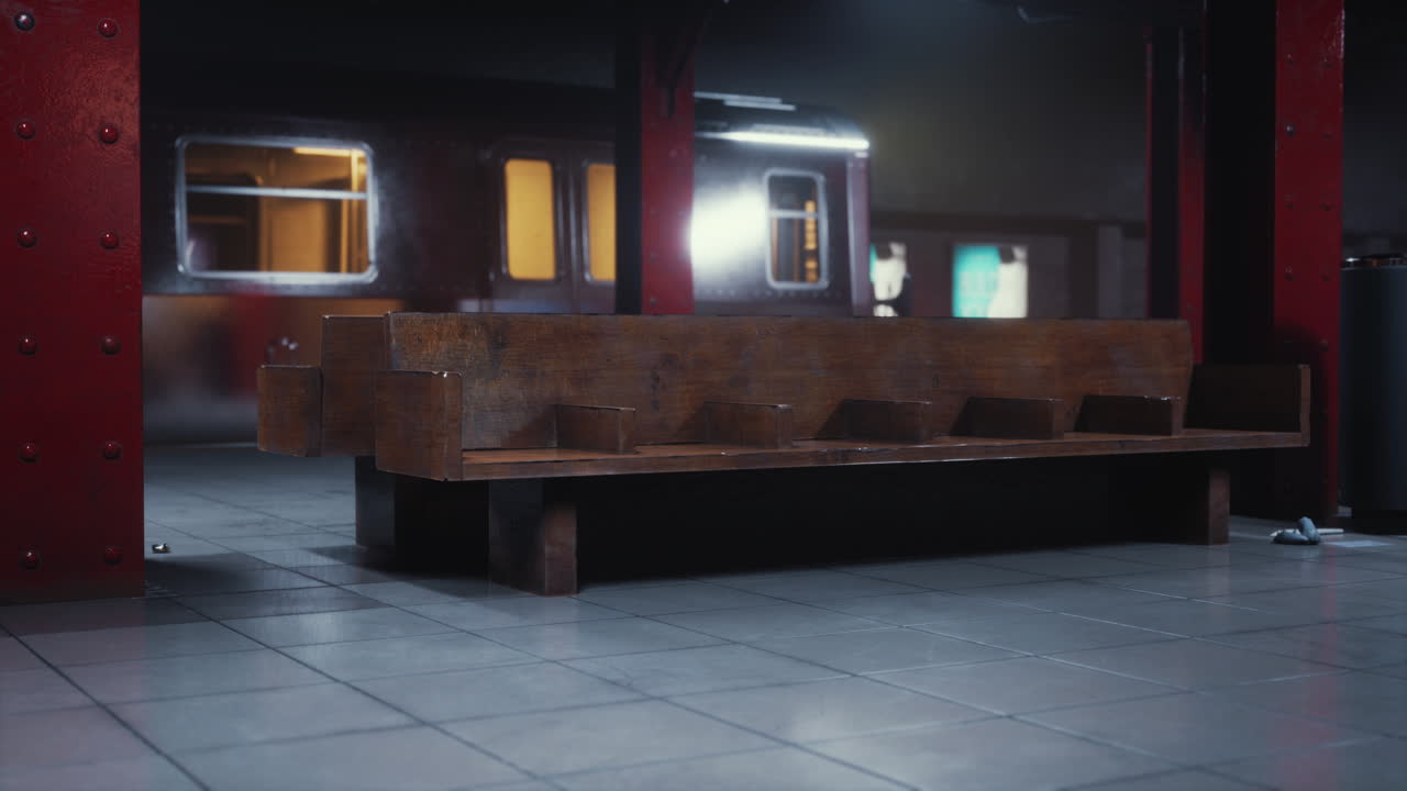 estación de tren vacía durante la pandemia de covid-19