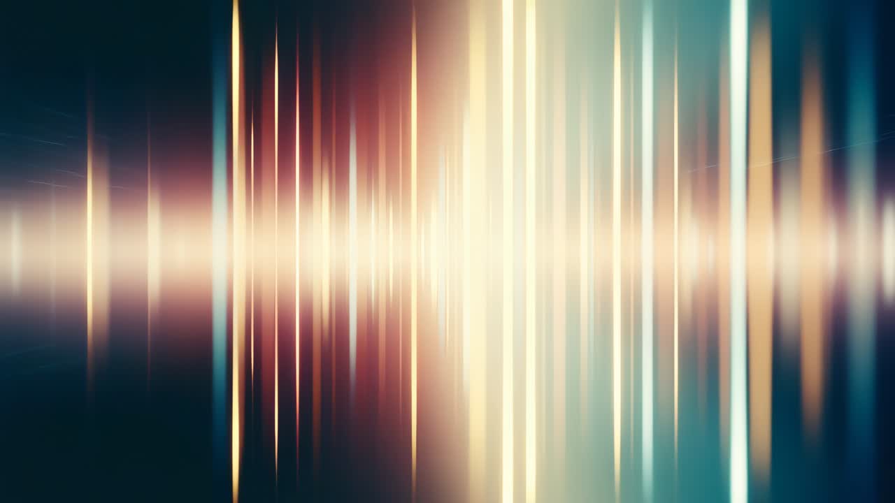 Abstract video background with vibrant light streaks