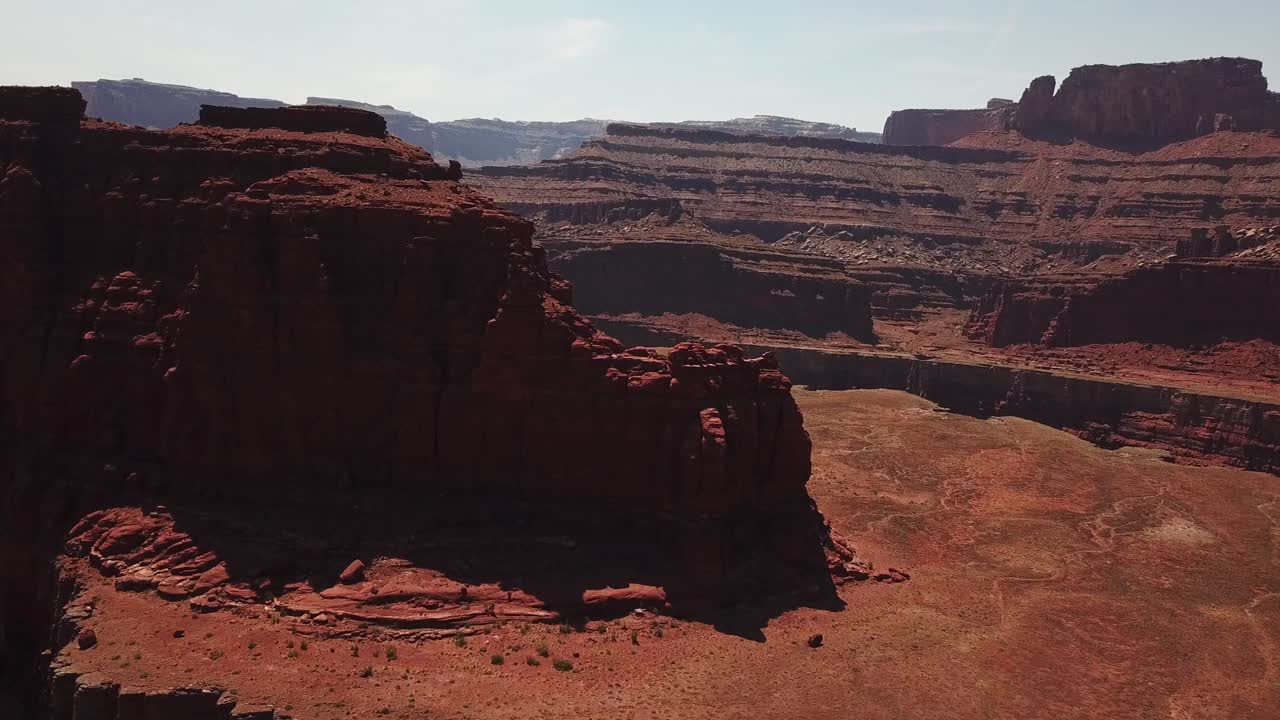 Cinematic shots of scenic natural desert formation areas in and around Moab.