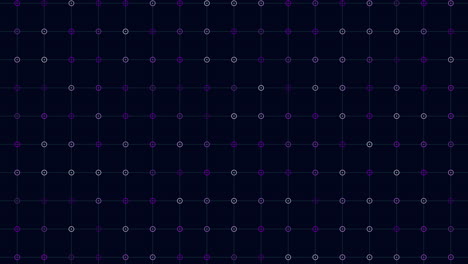 digital fantasy geometric grid pattern with neon rings