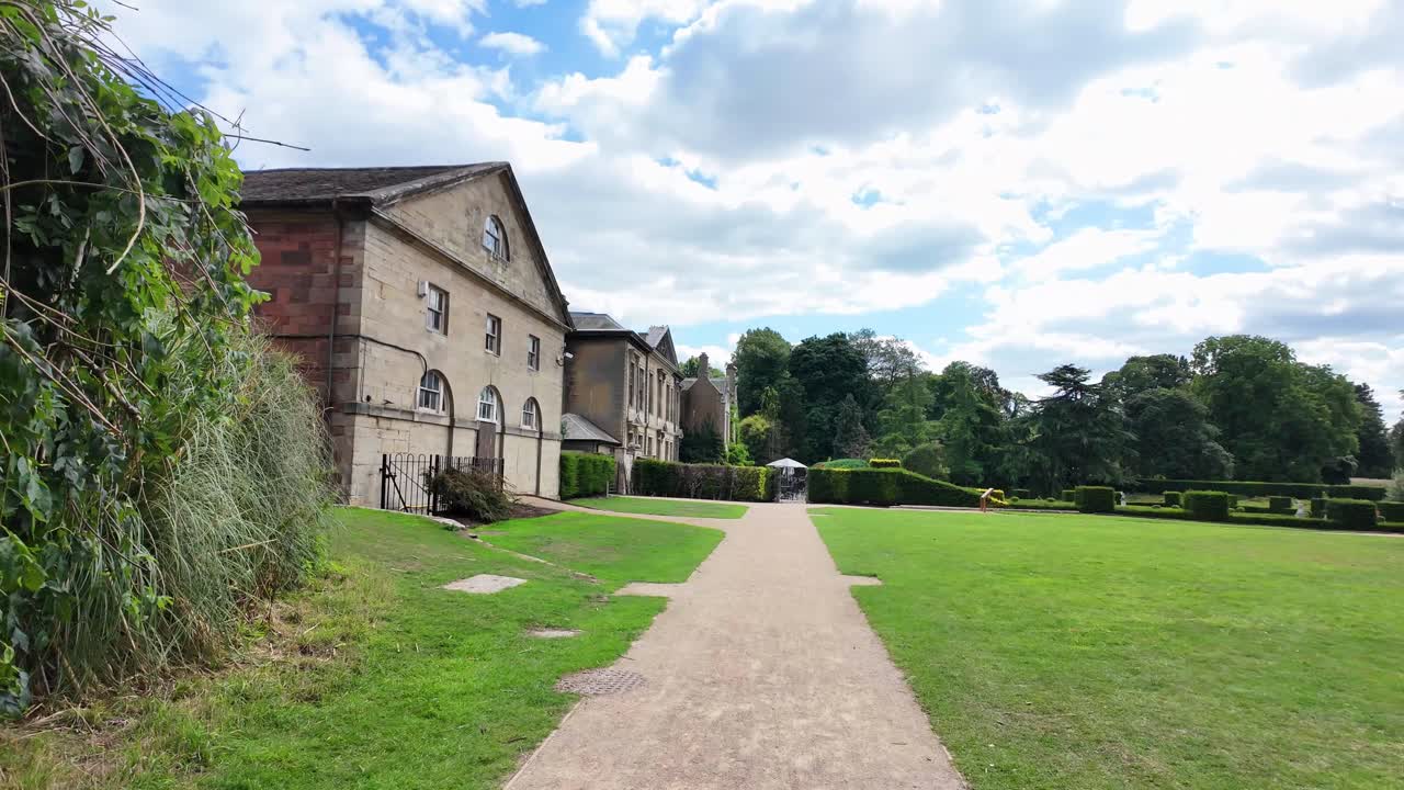 Tenuta del parco-giardino del Coombe Abbey Hotel vicino a Coventry, natura, patrimonio del Regno Unito