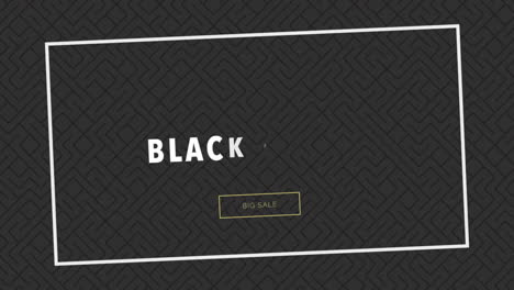 Black-Friday-and-Big-Sale-on-black-geometric-retro-pattern