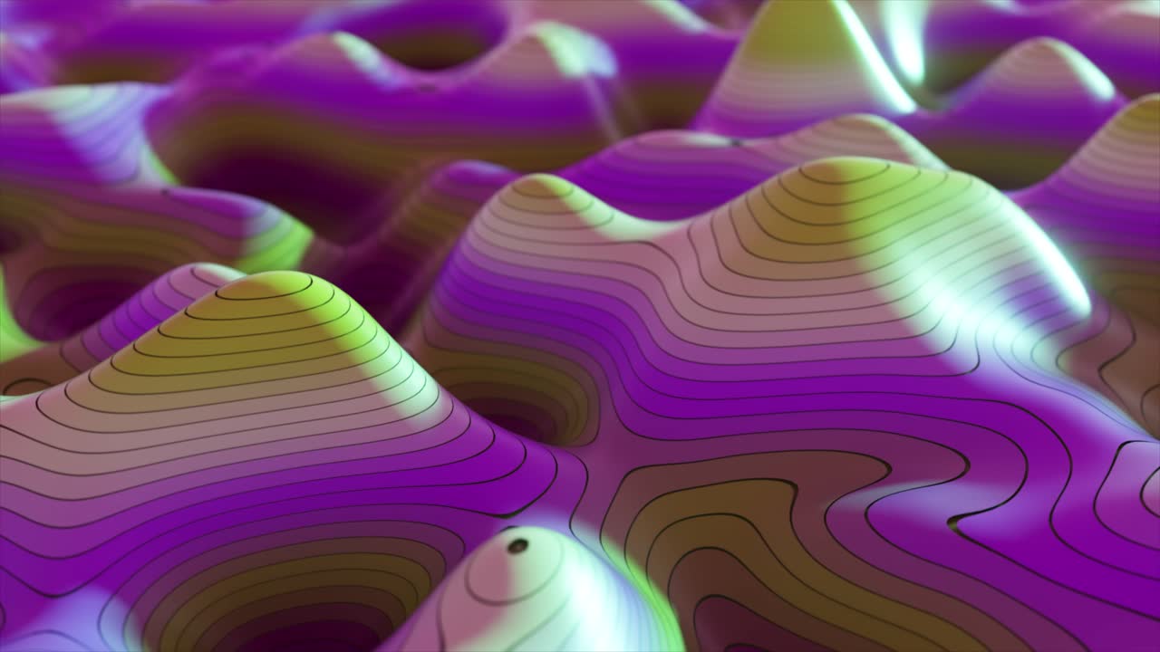 Abstract Topographic Surface