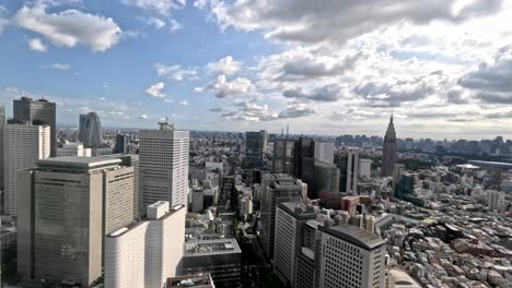el horizonte comercial y el paisaje urbano de tokio, japón