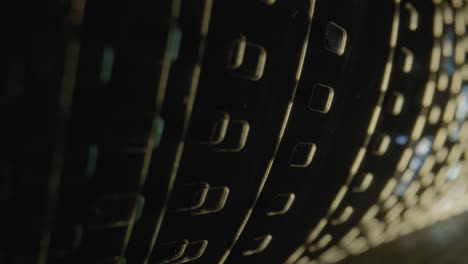close-up of a film reel
