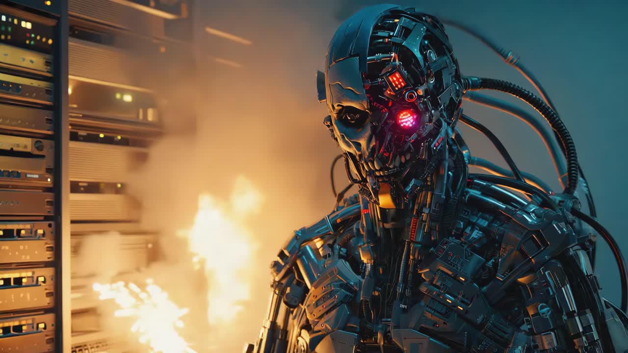 Cyborg in a Server Room