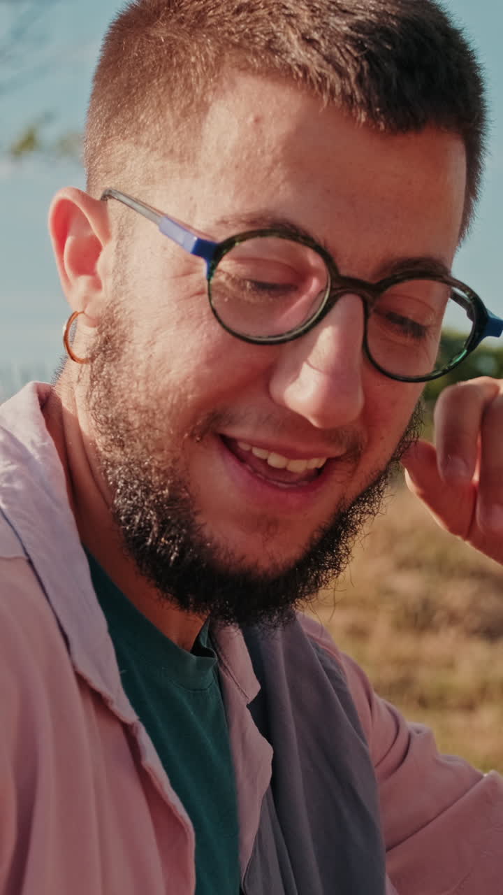 Friends Enjoying a Sunny Picnic Outdoors