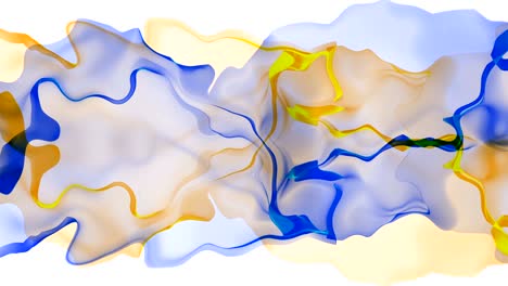pintura digital turbulenta salpicaduras de humo nube suave fondo abstracto - nueva calidad única colorido movimiento alegre imágenes de video dinámico