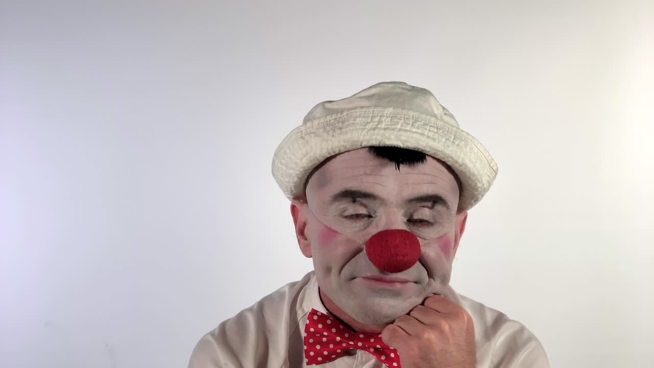 payaso emoji - cara durmiente