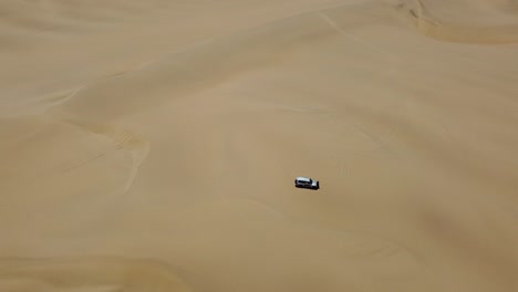 sandwich harbour namib by drone safari desert ocean