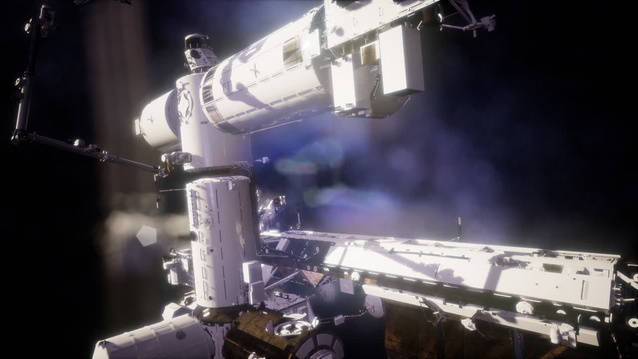 International Space Station in outer space