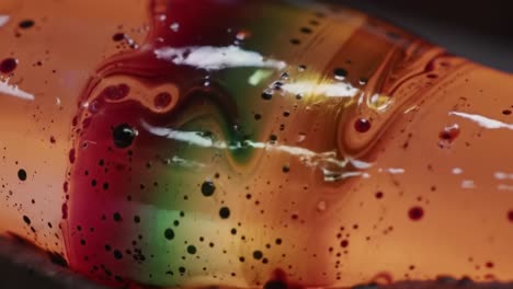abstract marbled liquid art