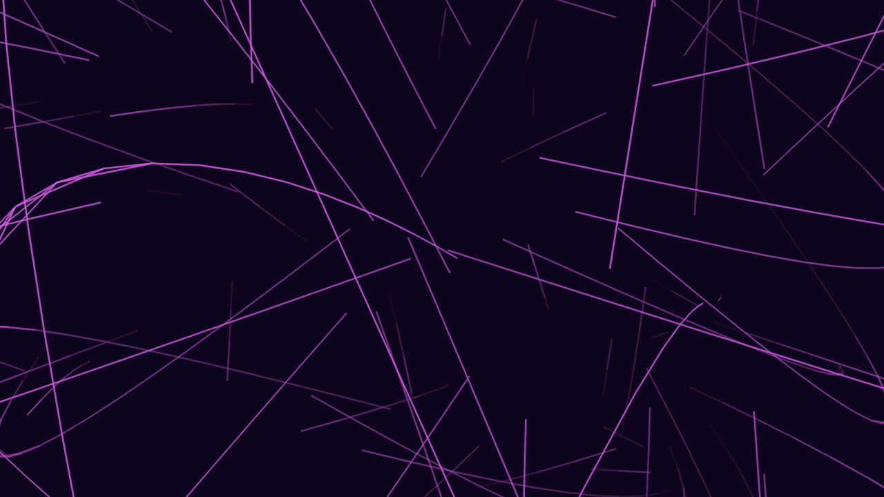 Motion random geometric neon lines in dark galaxy