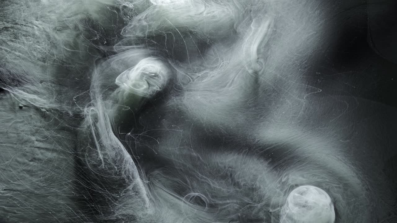 ink cloud environmental pollution gray toxic spill