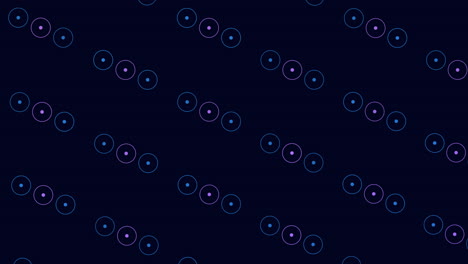 neon and futuristic rings pattern on black gradient 1