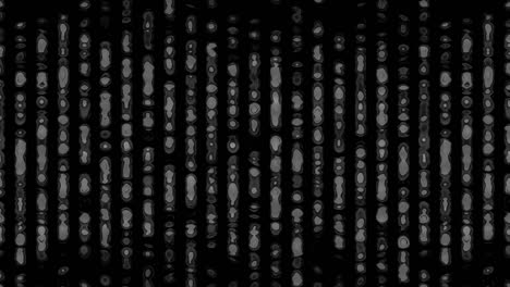 líneas monocromáticas verticales de flujo de datos orgánicos