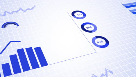 animación de gráficos, estadísticas y procesamiento de datos financieros