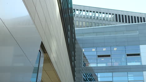 office building with glass facade