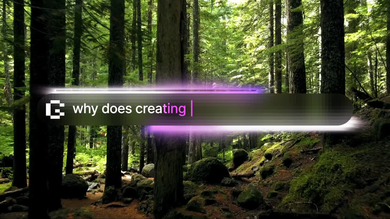 Clean search bar intro animation for explainer videos