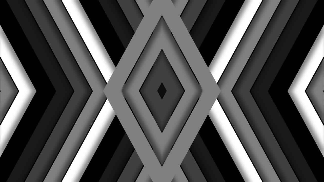 Layered Monochromatic Diamond Shaped Tile Background Loop