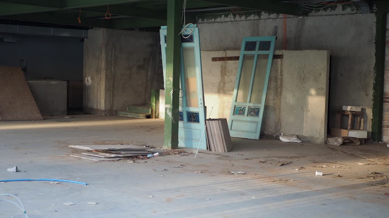 Empty Construction Site Interior