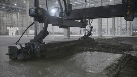 concrete floor pouring in a factory