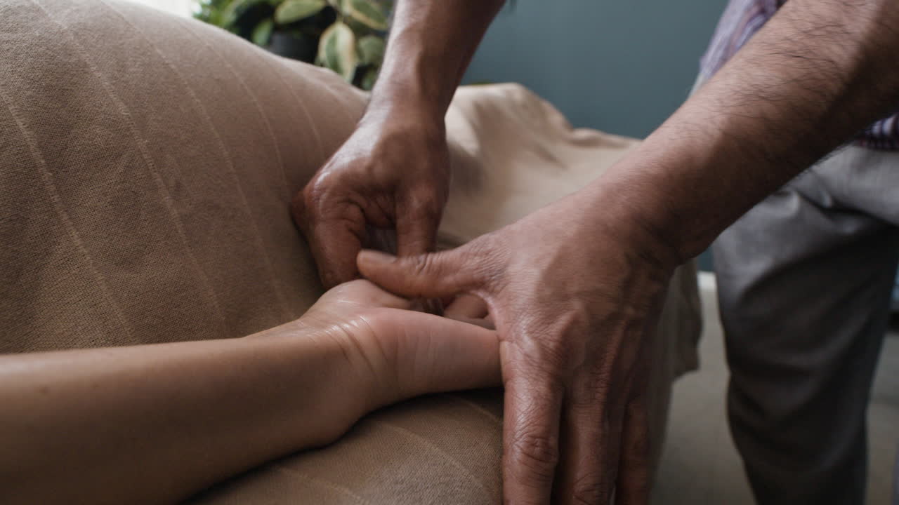 Hand Massage for Relaxation and Wellness