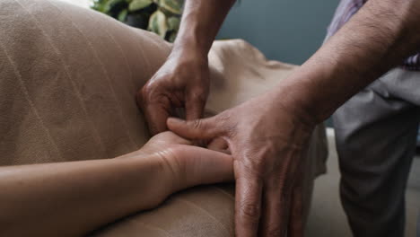 hand massage for relaxation and wellness