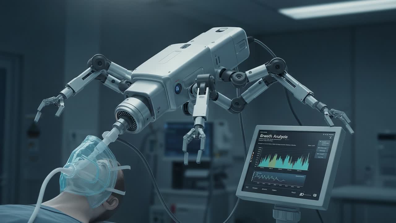 Advanced Medical Robot Performing Real-Time Analysis and Assistance During Patient Treatment in a High-Tech Hospital Environment